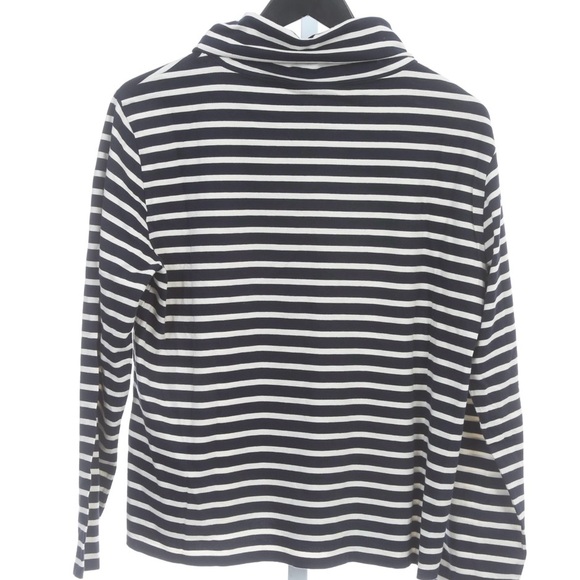 NWT KULE striped turtleneck long sleeve top women’s size XL - Picture 2 of 5